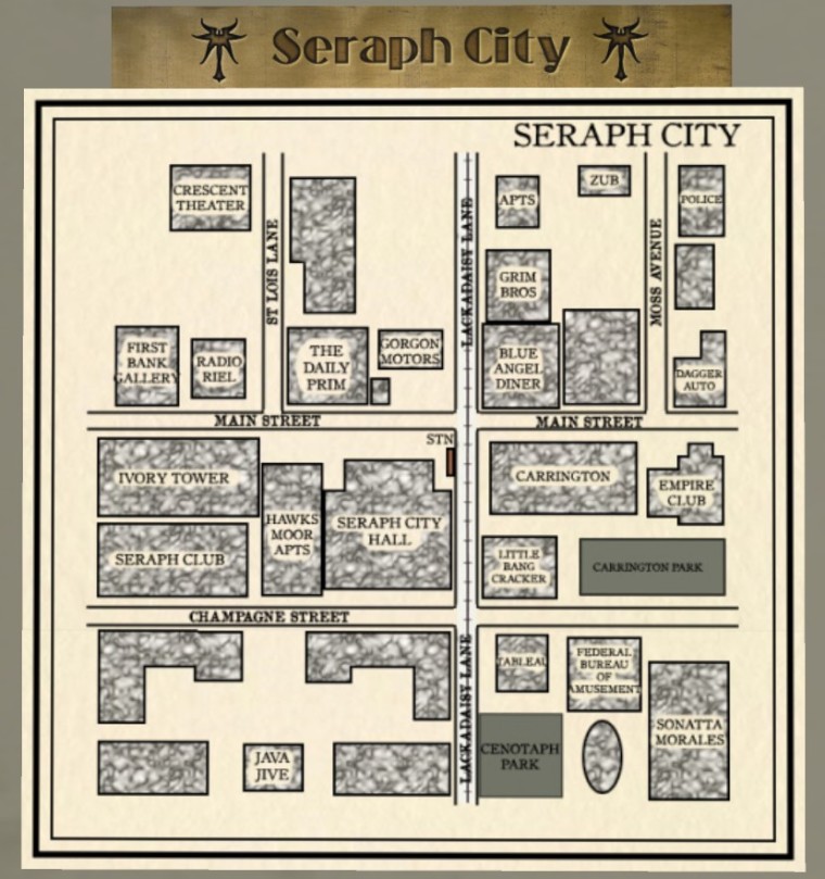 Seraph City Map